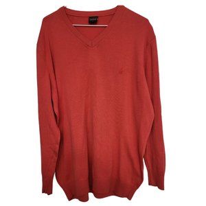 Long Sleeves Men Shirt Red